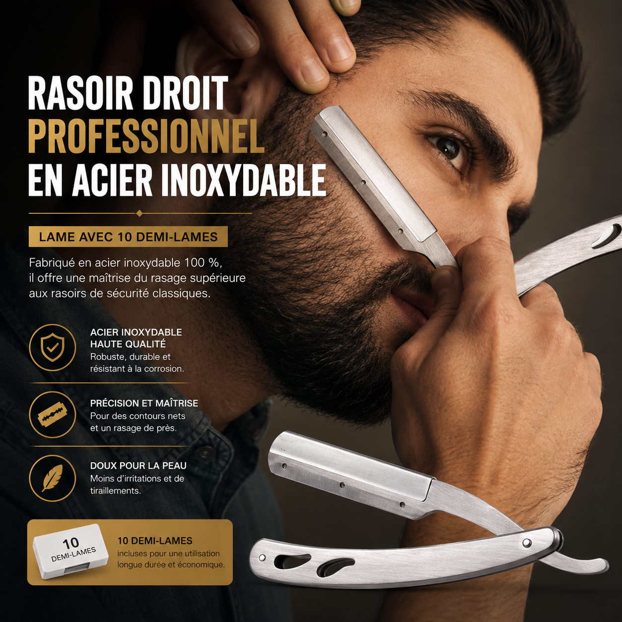Kit Barbe Homme Complet 11 en 1 — Idée Cadeau